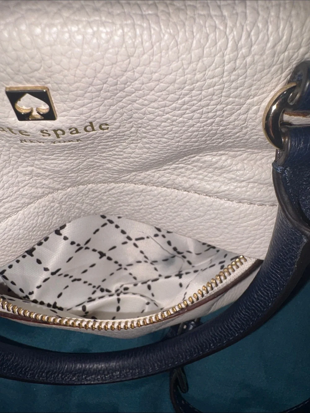 Kate Spade Grant Park Hadlen Leather Satchel Crossbody ** Free Dusty!